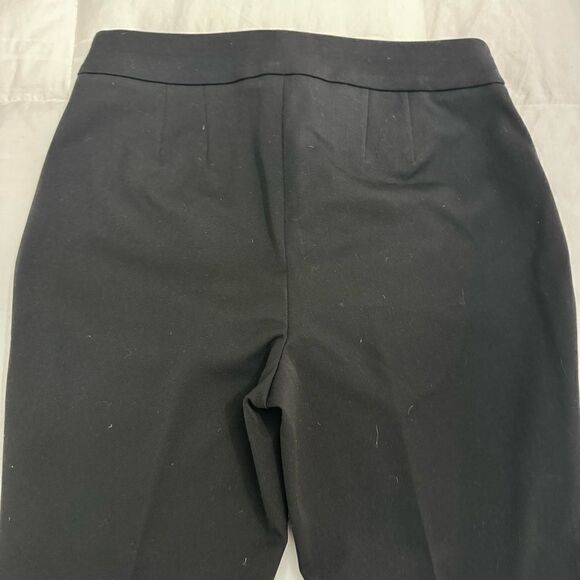 Talbots black Refined Bi-Stretch straight leg Pants w side zip size 4P- NWOT - Picture 5 of 12